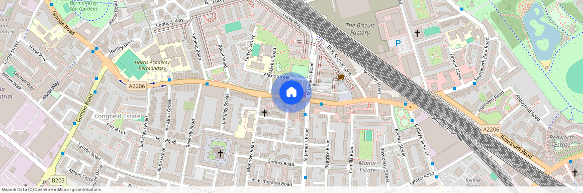 Southwark Park Road, Bermondsey, London, SE16