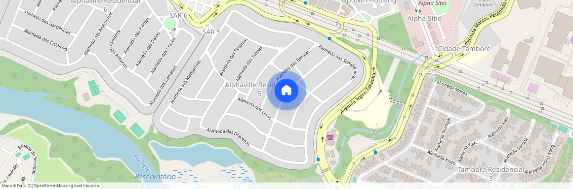 Alameda das Acácias - Alphaville, Santana de Parnaíba - SP