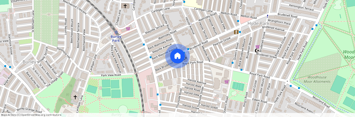 Brudenell Road, Hyde Park, Leeds