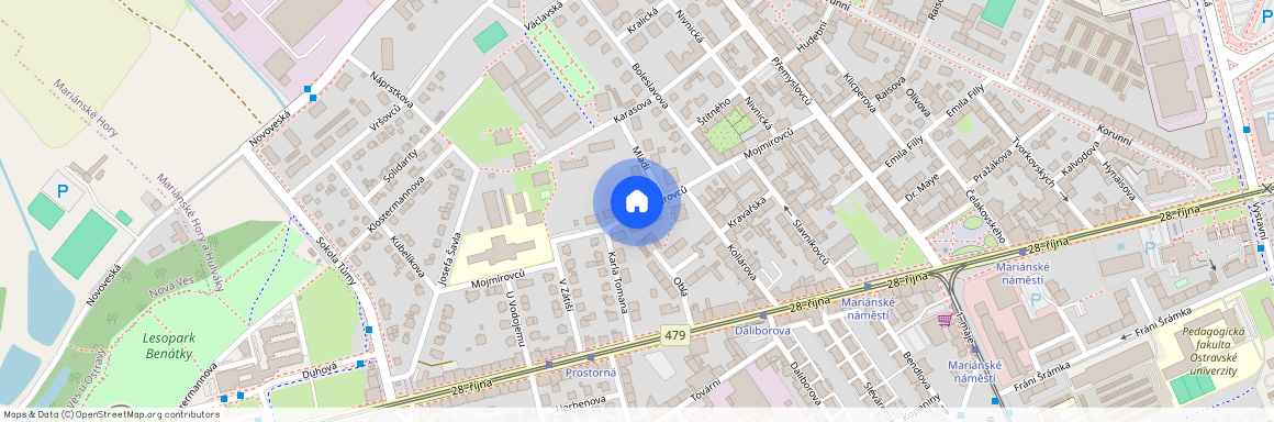 Mojmírovců, Ostrava - Mariánské Hory