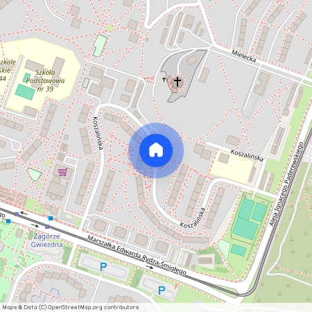 ul. Koszalińska, Zagórze Południe, Sosnowiec, śląskie