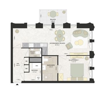 Appartement te huur: Kennedylaan 218 2035 TR Haarlem - Photo 1