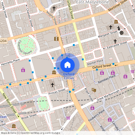 Market Place, Oxford Circus, W1W