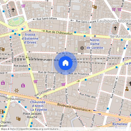 Paris IX - Rue Taitbout.