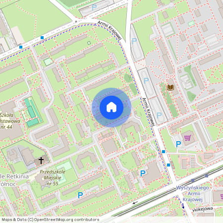 ul. Armii Krajowej, Retkinia, Polesie, Łódź, łódzkie