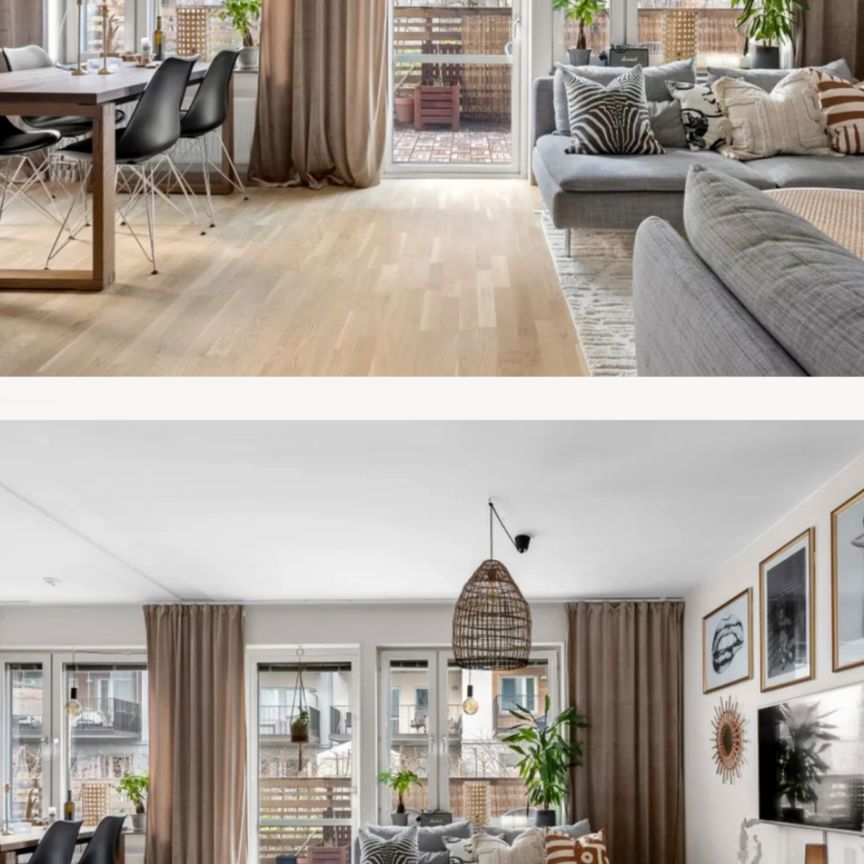 2 rok med stor uteplats - Foto 1