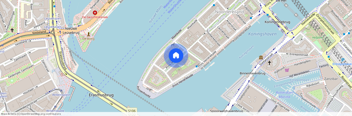 Noordereiland, 3071 LB, Prins Hendriklaan, Rotterdam