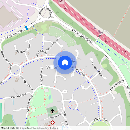 Aldrich Drive, Willen