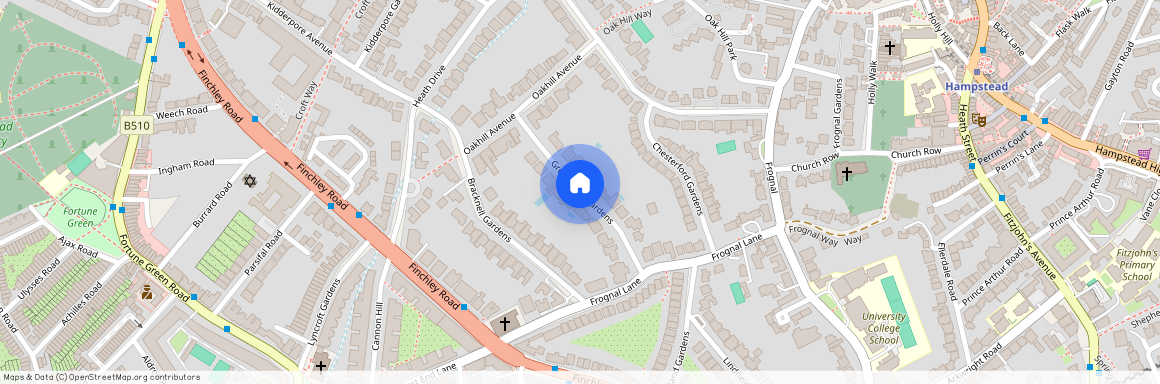 Greenaway Gardens, Hampstead, London, NW3