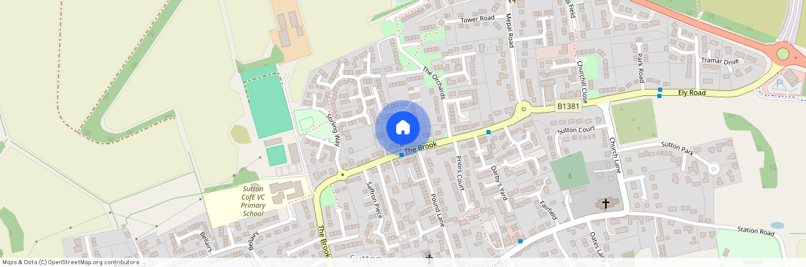 Brookside, Sutton, ELY, Cambridgeshire, CB6