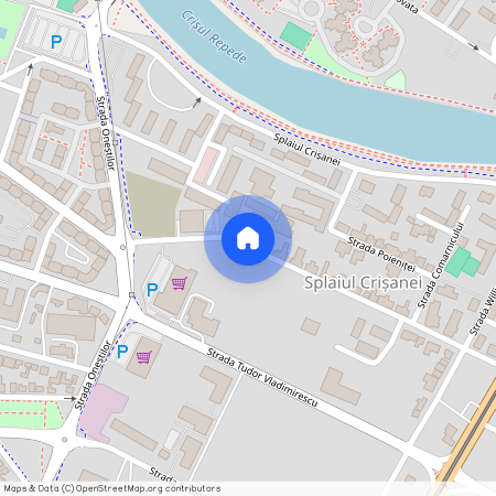Strada Constantin Brâncoveanu, Cartierul Splaiul Crişanei, Oradea, Zona Metropolitană Oradea, Bihor, 410191, România