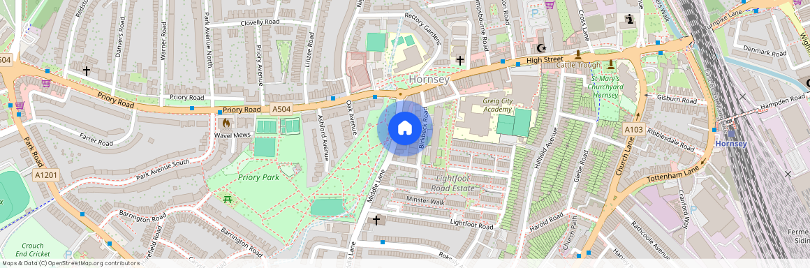 Middle Lane, Crouch End N8