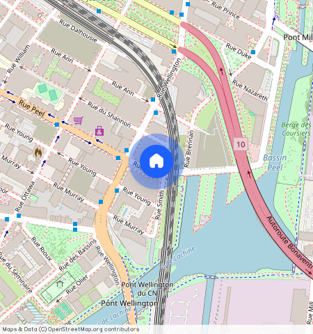 ** Rue Peel #2106, Montréal (Le Sud-Ouest), H3C0Y1