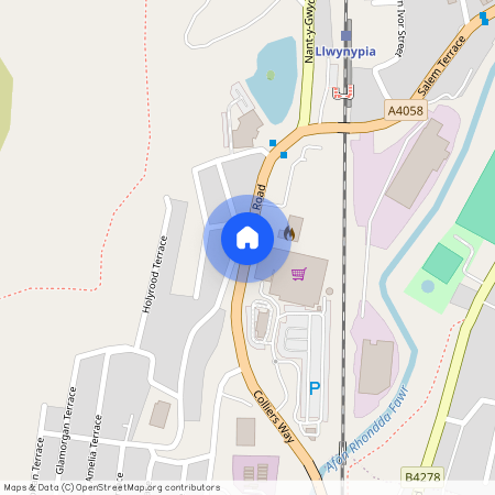 Llwynypia Road, Tonypandy, Rhondda Cynon Taf, CF40