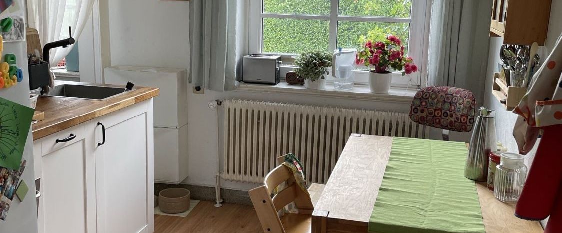 Charmante 3-Zimmer-Wohnung mit Kamin & Gartenanteil in Kiel-Hassee - Foto 1