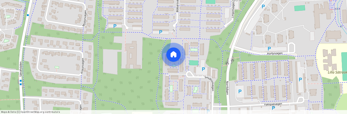 Smultronvägen 15 B, Sätra