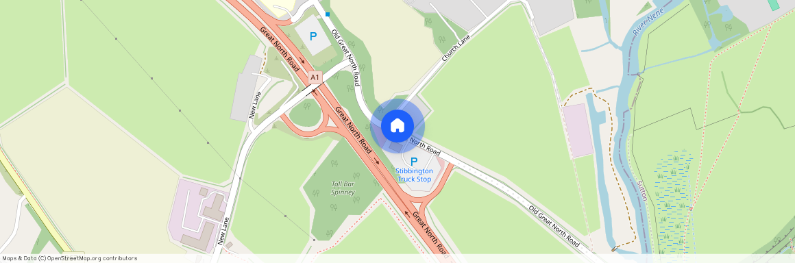 PE8, Stibbington, Old Great North Road