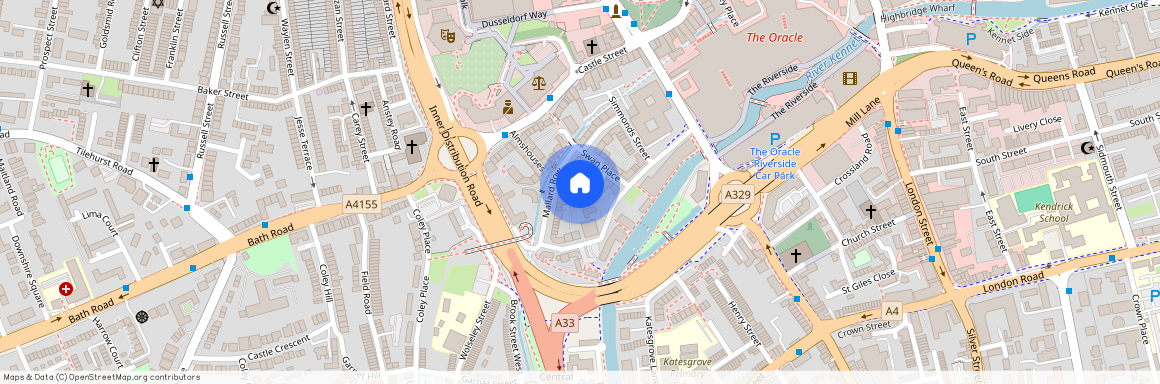 Waterside gardens, Reading, RG1