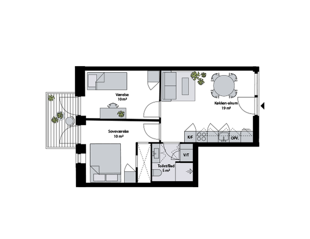 Doris Kæraas Gade 10, 4. 1, #63, Aarhus - Photo 1