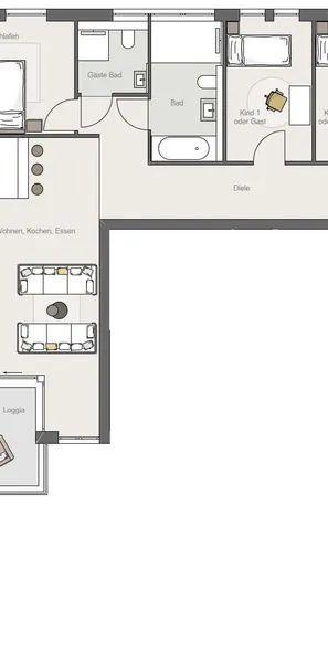 Energieeffizient und Nachhaltig gebaut! Exklusive Neubau 4-Zimmerwohnung mit Balkon in Bestlage! - Photo 2