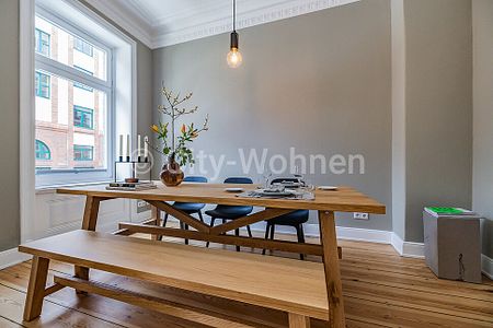 Möbliert wohnen in einer 3-Zimmer Wohnung in Gehdistanz zur Außenalster in Hamburg-St.Georg - Photo 2