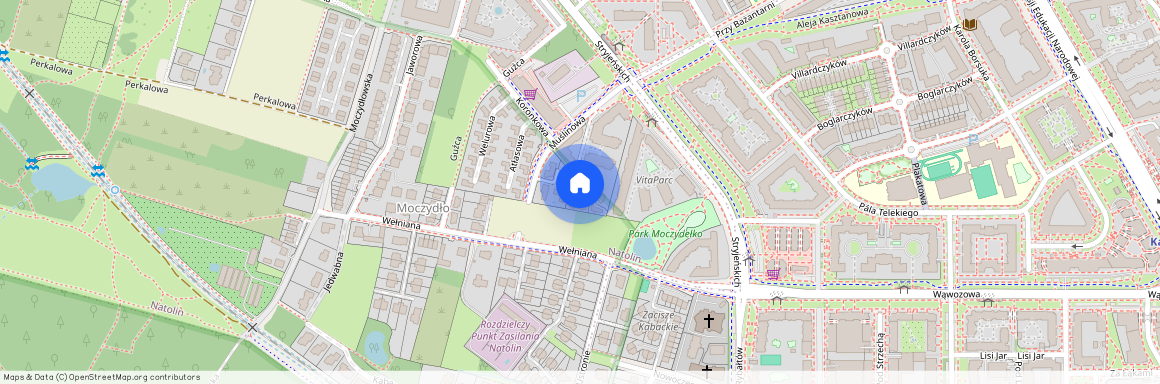 Warszawa, Ursynów, Ursynów, Kabaty, Stryjeńskich