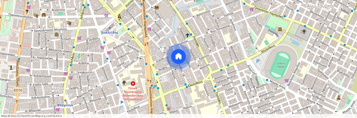 Πάρνηθος, 25, Θεσσαλονίκη Ελλάδα, 54453, Παπάφη - Άγιος Φανούριος (Τούμπα)