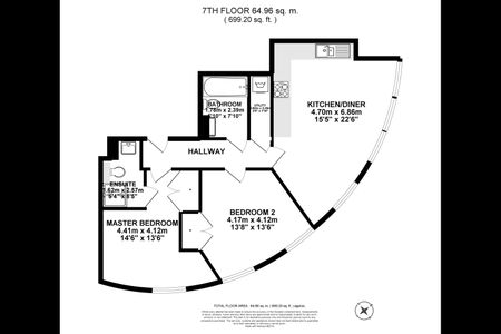 2 Bed Flat, Columbia West Apartments, E14 - Photo 4