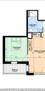 Appartement de type 2 - Photo 4