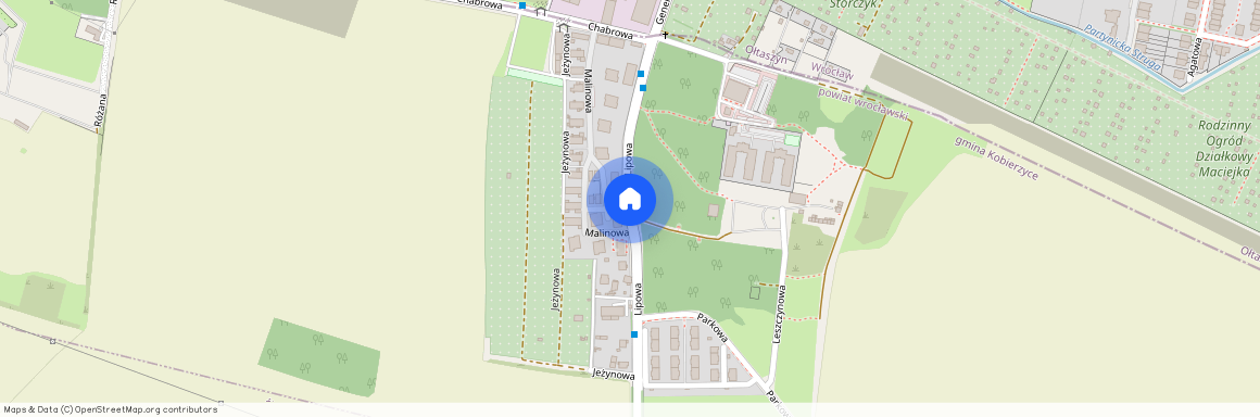 ul. Lipowa, Wysoka, Kobierzyce, wrocławski, dolnośląskie