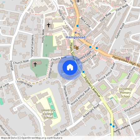 Perrins Walk, Hampstead, London, NW3