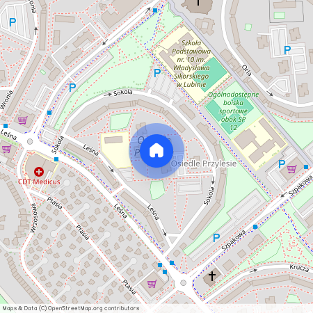 ul. Sokola, Lubin, lubiński, dolnośląskie