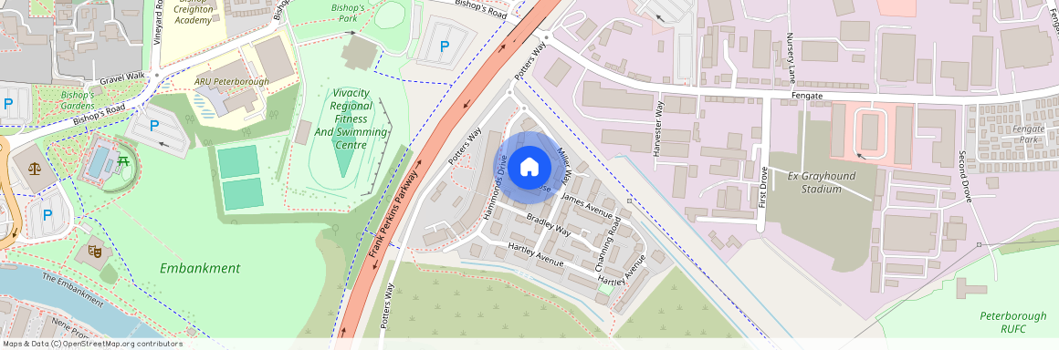 Rudd Close, Peterborough, Cambridgeshire, PE1 5BE, Peterborough