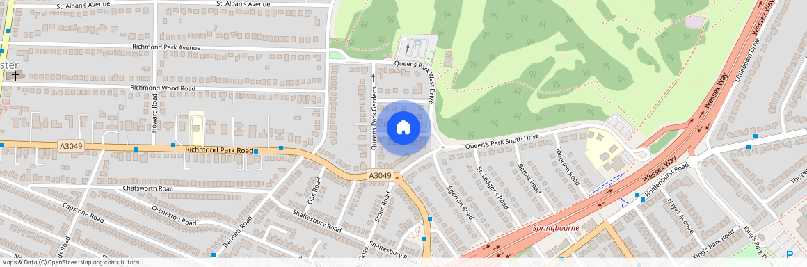 Queens Park Road, Bournemouth, BH8