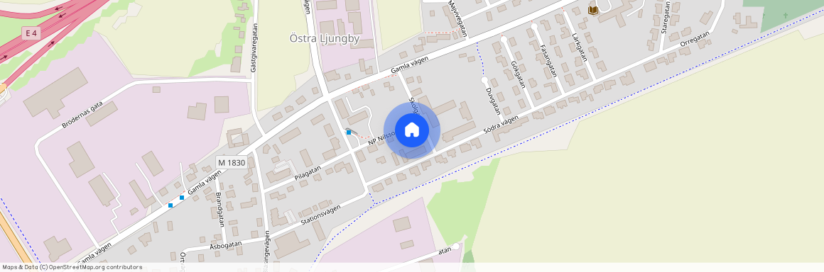 Östra Ljungby, Skåne, Klippan, N P Nilssons väg 8G