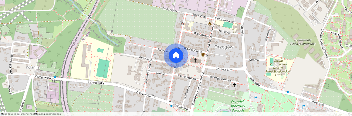 ul. Królowej Jadwigi, Orzegów, Ruda Śląska, śląskie