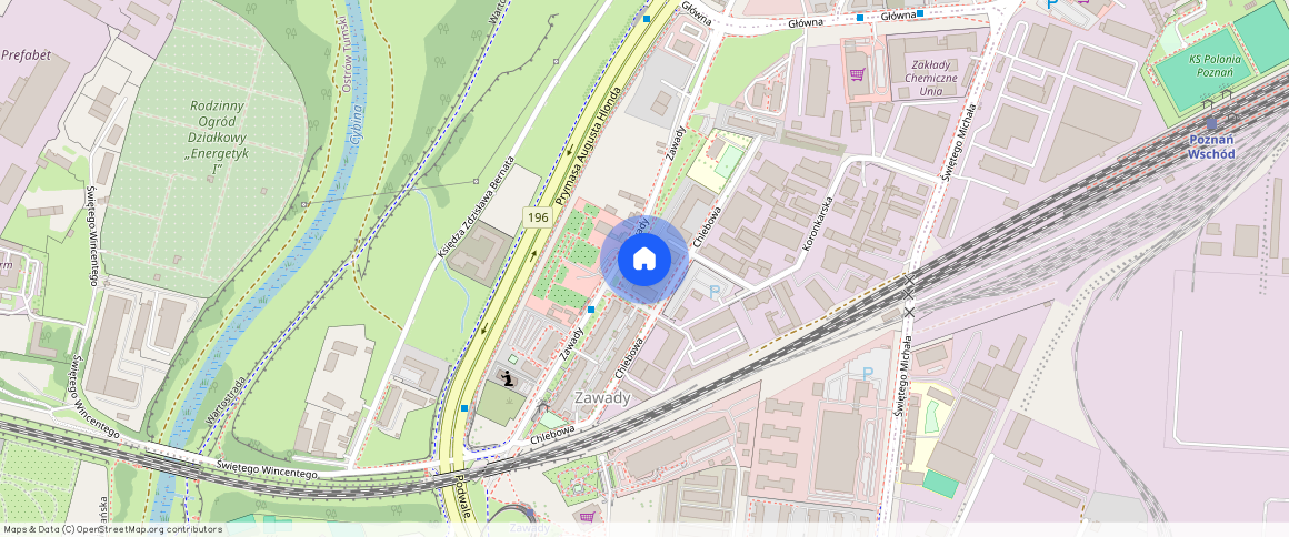 Poznań Zawady, Zawady