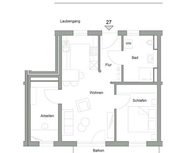 Nachmieter gesucht für 2,5 Zimmerwohnung - Photo 1