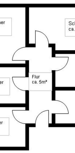 4 Raum-Wohnung - Foto 2
