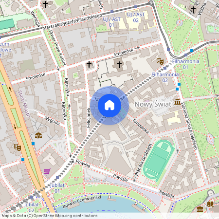 ul. Zwierzyniecka, Nowy Świat, Stare Miasto, Kraków, małopolskie