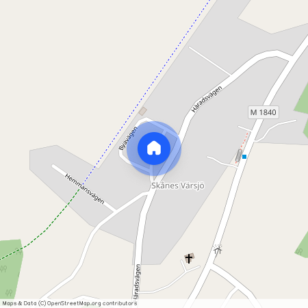 Byavägen, Skånes Fagerhult