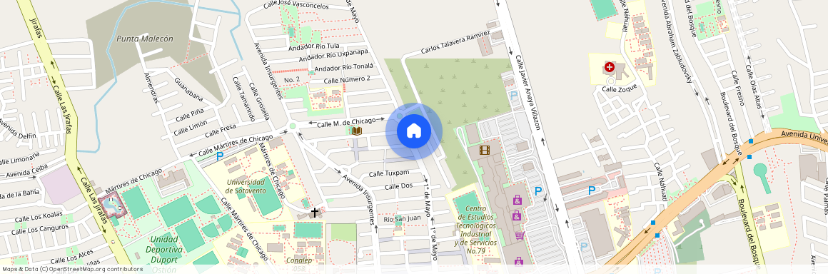 Av. Primero de Mayo, 138, El Tesoro, Coatzacoalcos, Veracruz, 96536, México