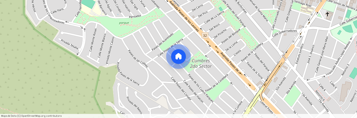 Paseo de los Cuatro Parques, Cumbres, Monterrey, Nuevo León, 64610, México