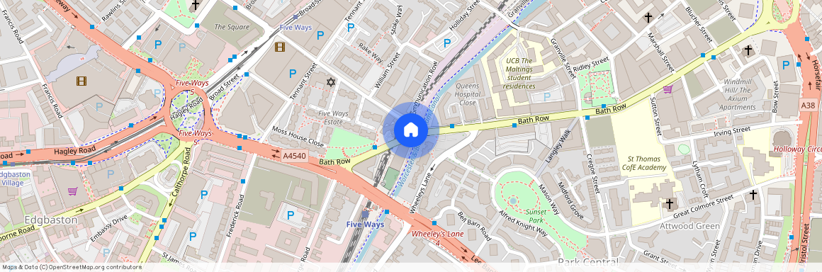 Bath Row, Birmingham, West Midlands, B15