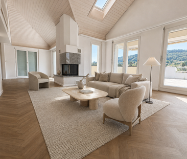 Einzigartige 6.5-Zimmer-Attika-Maisonettewohnung mit Galerie und Tr... - Photo 1