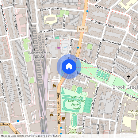 Shepherds Bush Road, Brook Green, W6