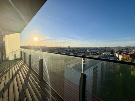 TOP-Ausblick: City mit Stephansdom, Donaukanal, Prater. Concierge, Party & BBQ Lounge, Pool usw. - Foto 2