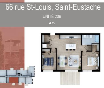 Appartements neufs 4 ½ à louer – Saint-Eustache - Photo 3