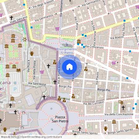 Roma, Via Delle Grazie - Prati Cola Di Rienzo