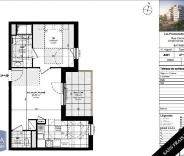 Appartement à louer 2 pièces 43.72m² - Photo 1